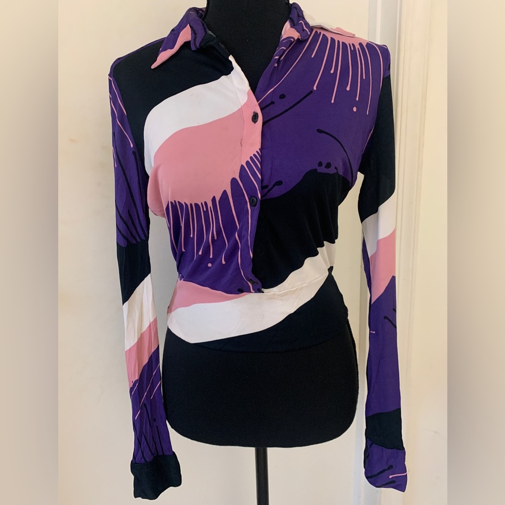 Miss Sixty Colorblock Shirt